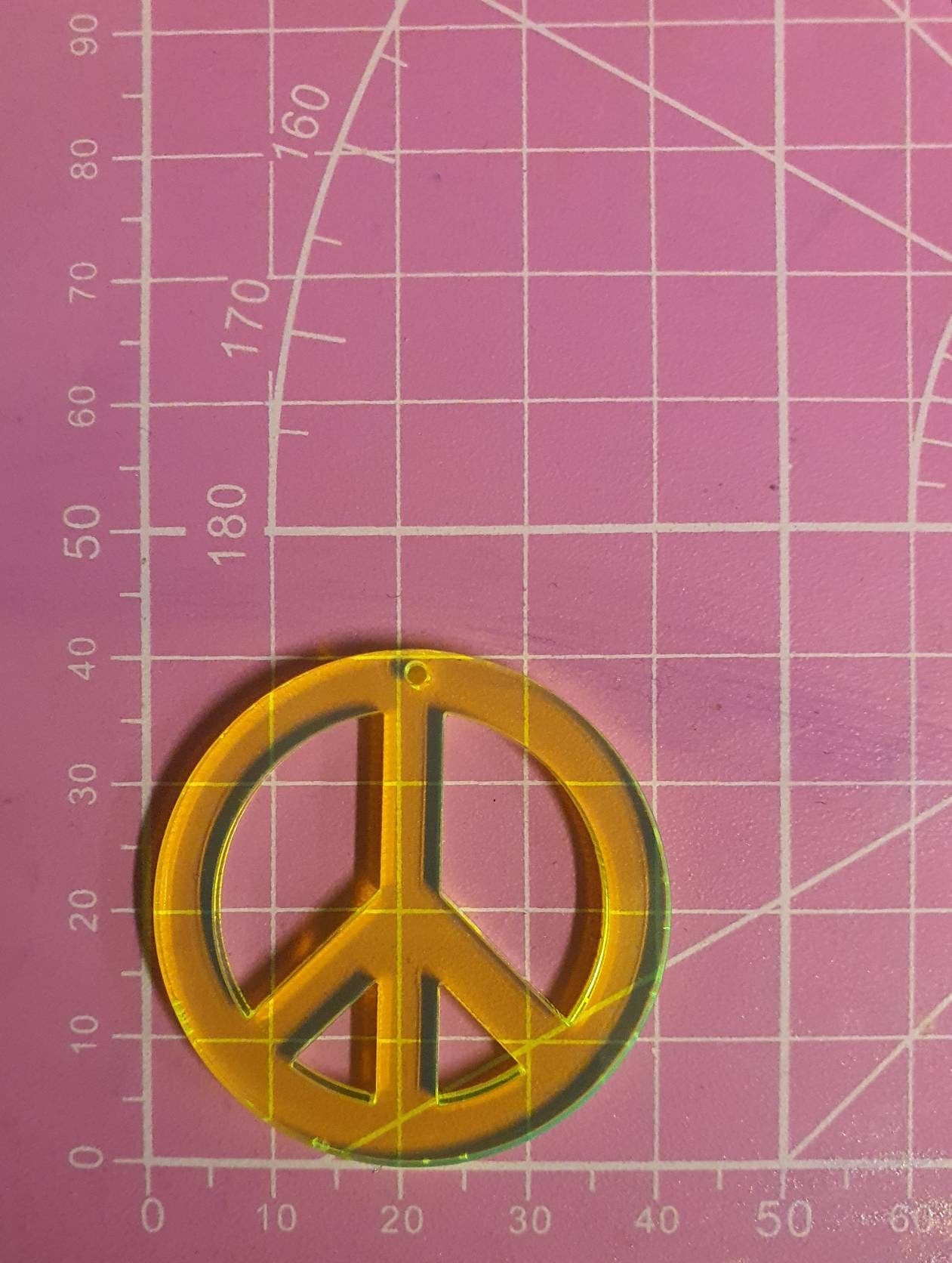 1.5 inch Peace Silicone Moulds