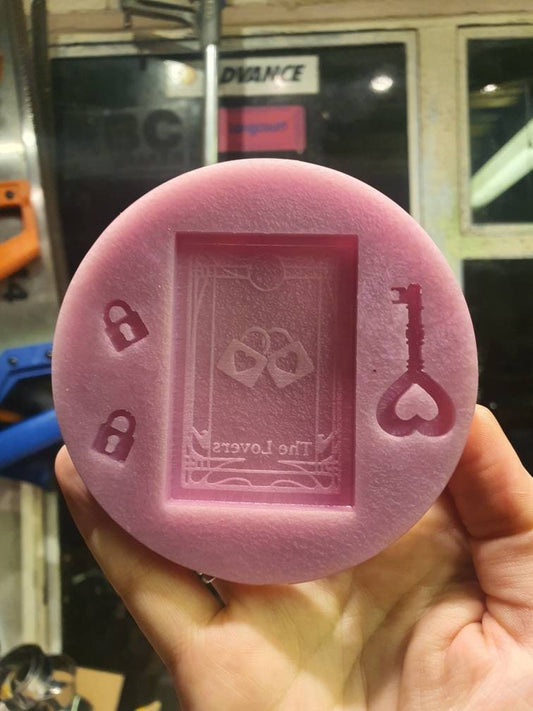 The Lovers Tarot Card Silicone Mould