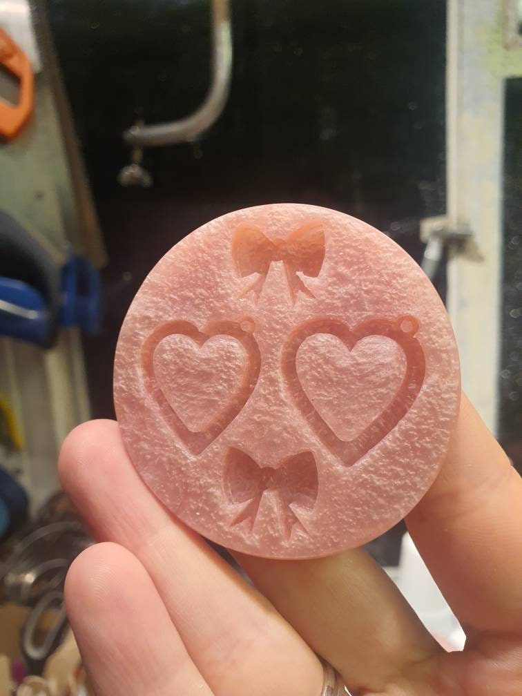 Hearts And Bows Silicone Mould