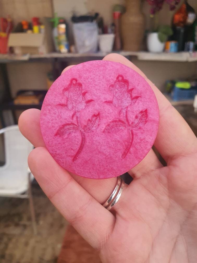 1.75 inch Roses Silicone Mould