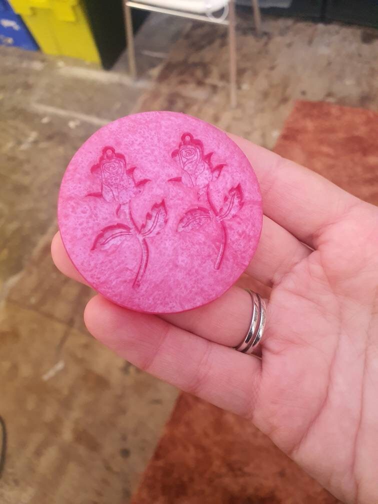 1.75 inch Roses Silicone Mould