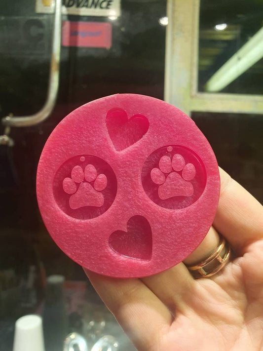 Dog Paw Tag Silicone Mould