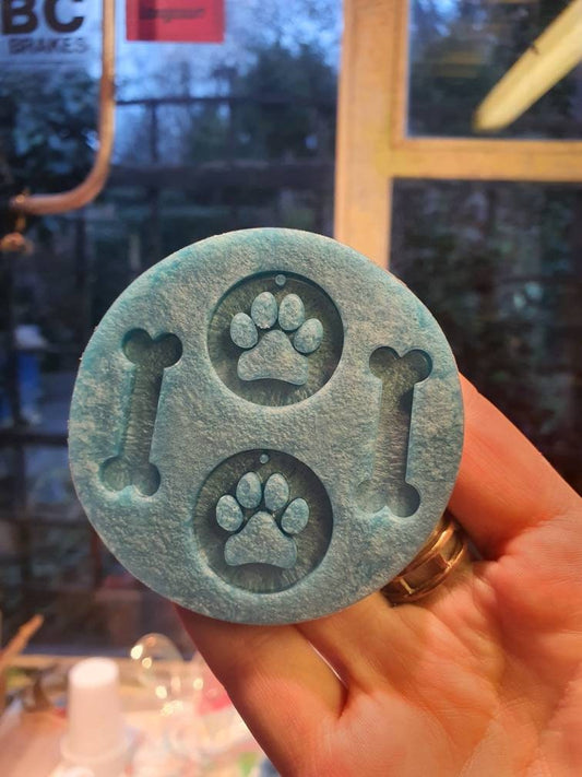 Dog Paw Tags & Bones Silicone Mould