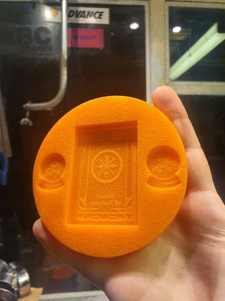 Wheel Of Fortune Tarot Card Silicone Mould