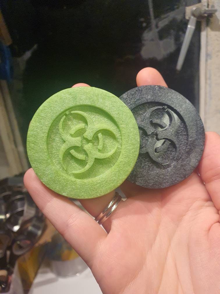 1.5 inch Biohazard Silicone Moulds