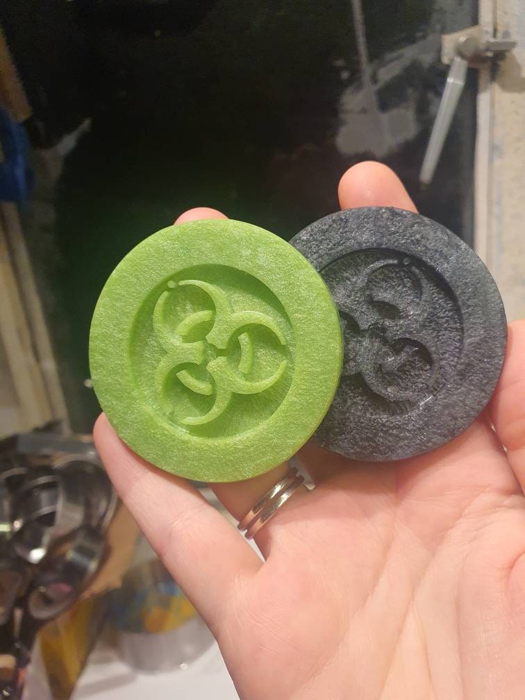 1.5 inch Biohazard Silicone Moulds