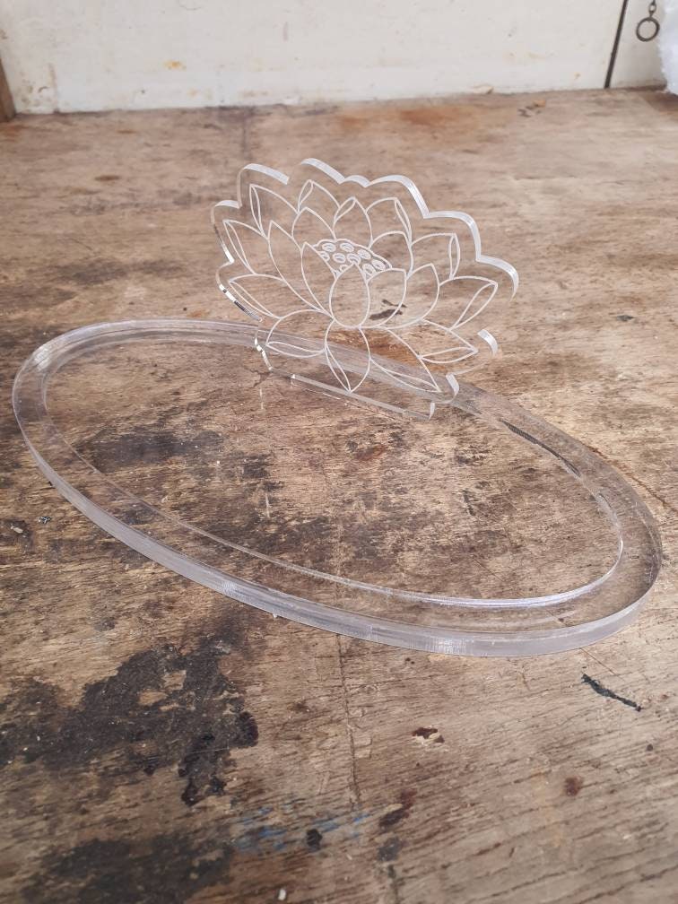 3.5 inch Lotus Flower Insert Silicone Mould