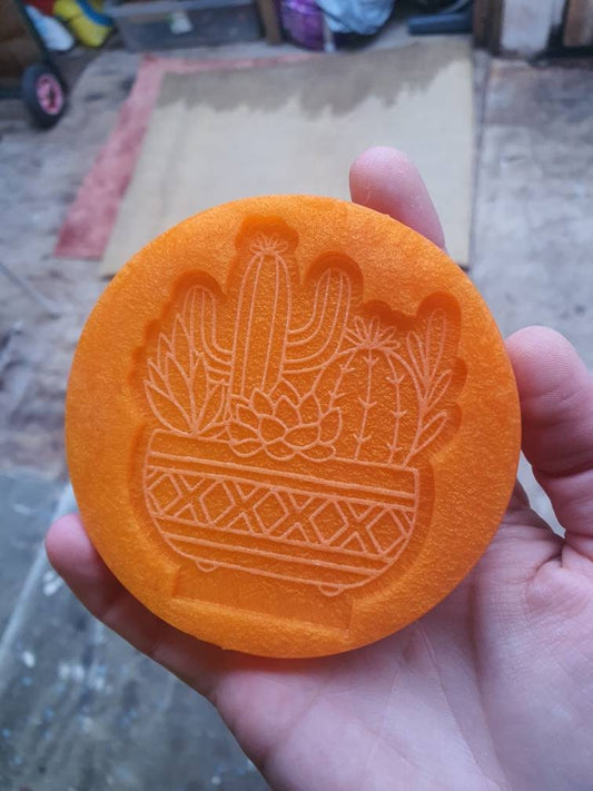 3.5 inch Cactus Insert Silicone Mould