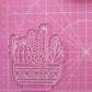 3.5 inch Cactus Insert Silicone Mould