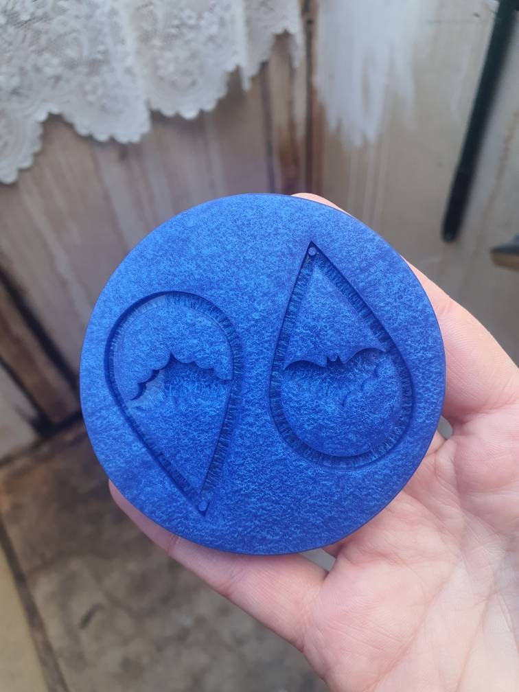 2 inch Bat Earrings Silicone Mould