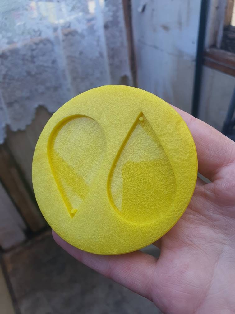 Teardrop Earrings Silicone Mould