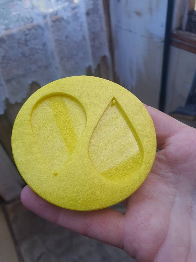 Teardrop Earrings Silicone Mould