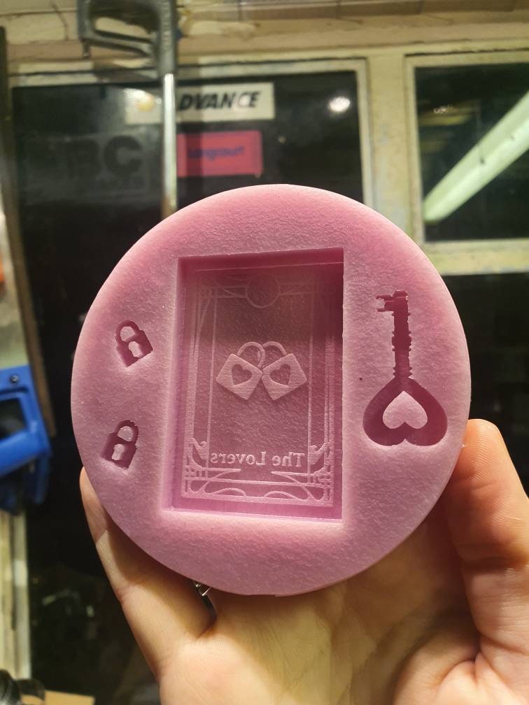 The Lovers Tarot Card Silicone Mould