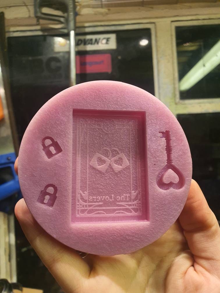 The Lovers Tarot Card Silicone Mould