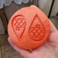 Patterned Pumpkin Earrings Silicone Mould