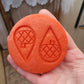 Patterned Pumpkin Earrings Silicone Mould