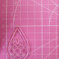 Patterned Pumpkin Earrings Silicone Mould