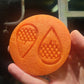 2 inch Polkadot Pumpkin Earrings Silicone Mould