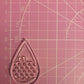 2 inch Polkadot Pumpkin Earrings Silicone Mould