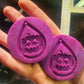 2 inch Evil Pumpkin Earrings Silicone Moulds