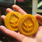 2 inch Evil Pumpkin Face Silicone Moulds