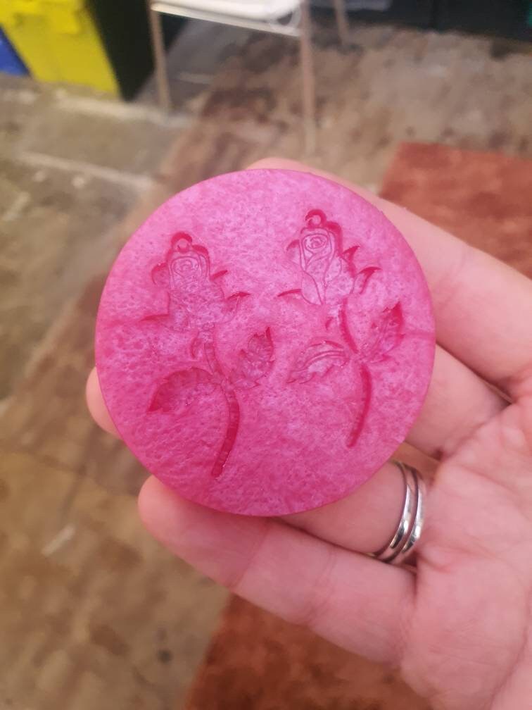 1.75 inch Roses Silicone Mould