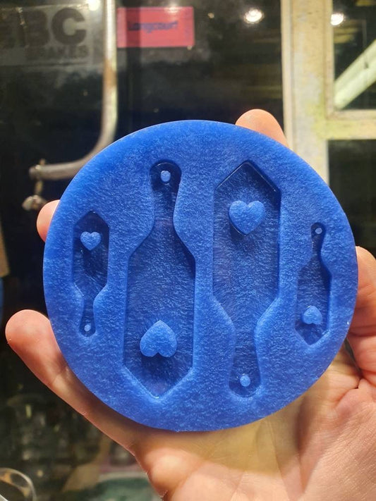 Little & Large Spank Paddles Silicone Mould