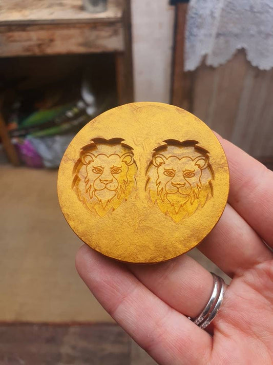 1.1 inch Lion Faces Silicone Mould