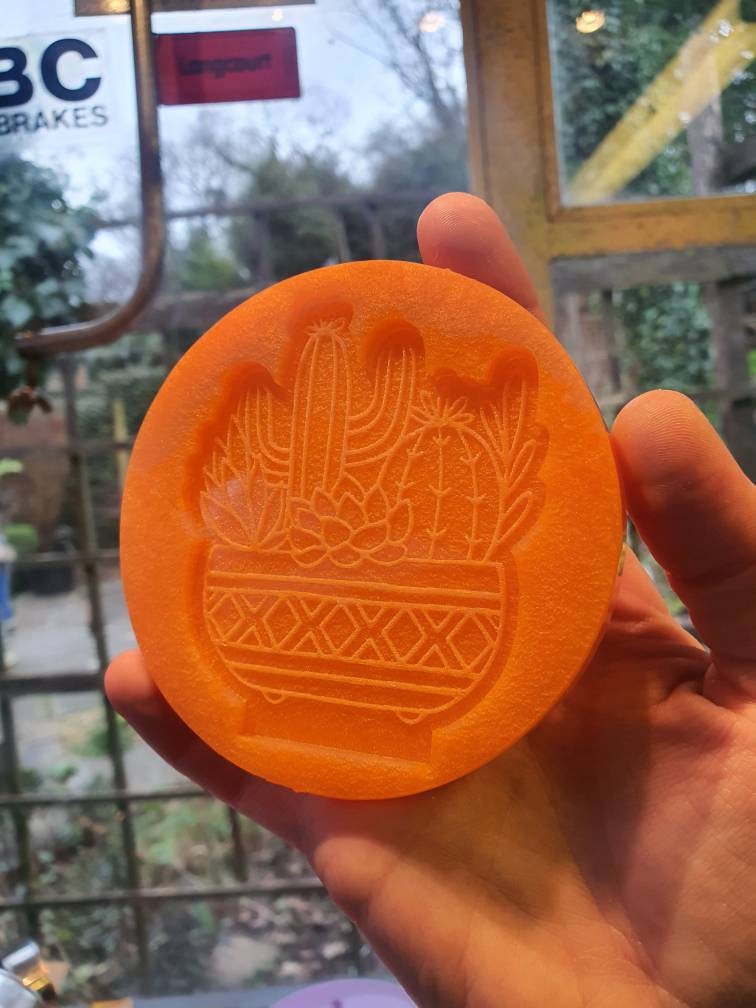 3.5 inch Cactus Insert Silicone Mould