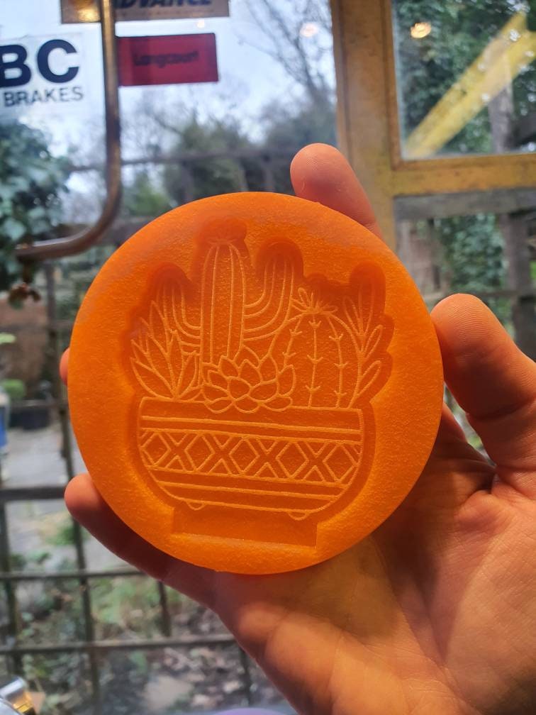 3.5 inch Cactus Insert Silicone Mould