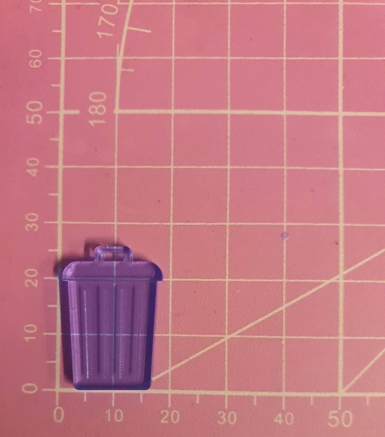 1 inch Rubbish Bins Silicone Mould