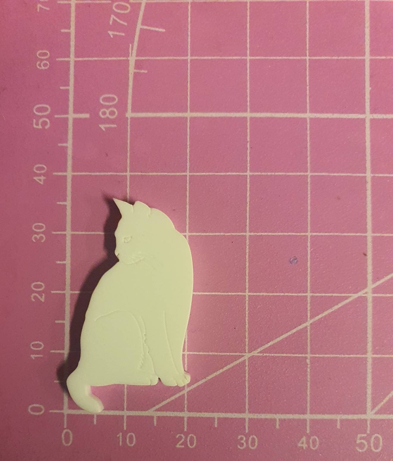 1.5 inch Sitting Cats Silicone Mould