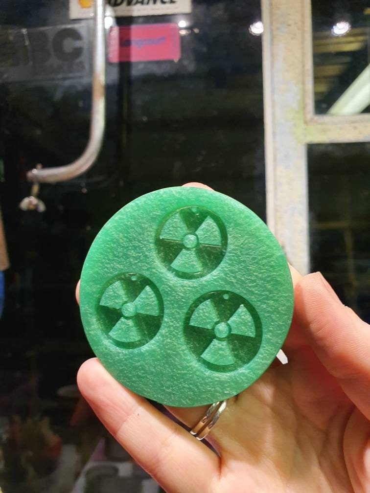 Radiation Symbols Silicone Mould