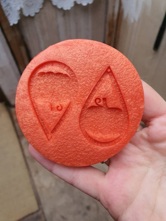 2 inch Plain Pumpkin Earrings Silicone Mould