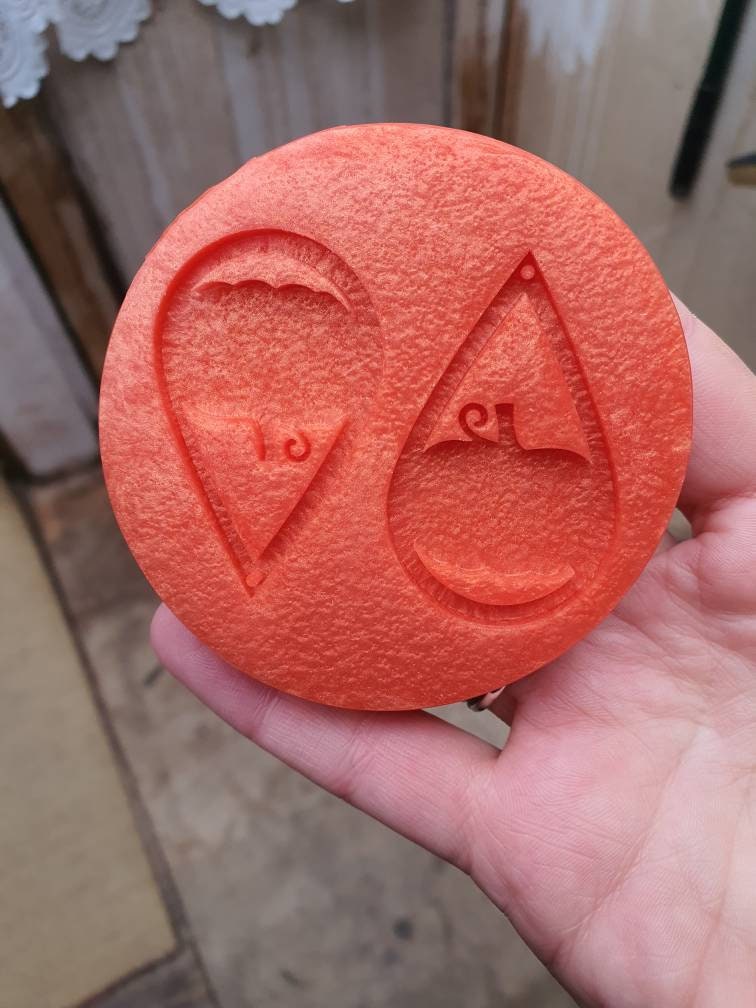 2 inch Plain Pumpkin Earrings Silicone Mould