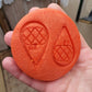 Patterned Pumpkin Earrings Silicone Mould