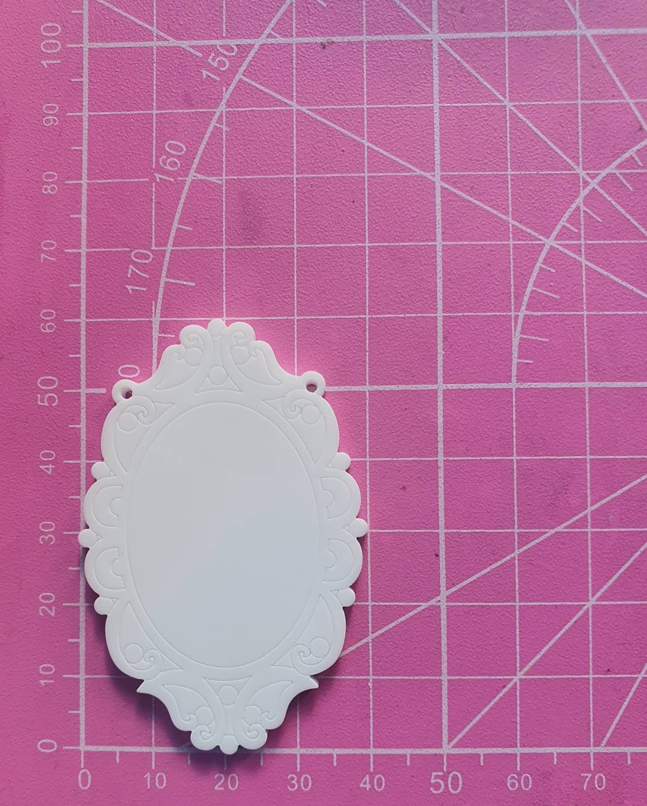 2.3 inch Cameo Silicone Mould