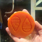 2 inch Striped Pumpkin Earrings Silicone Mould