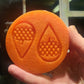 2 inch Polkadot Pumpkin Earrings Silicone Mould