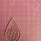 2 inch Dotty Pumpkin Earrings Silicone Mould