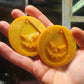 2 inch Evil Pumpkin Face Silicone Moulds