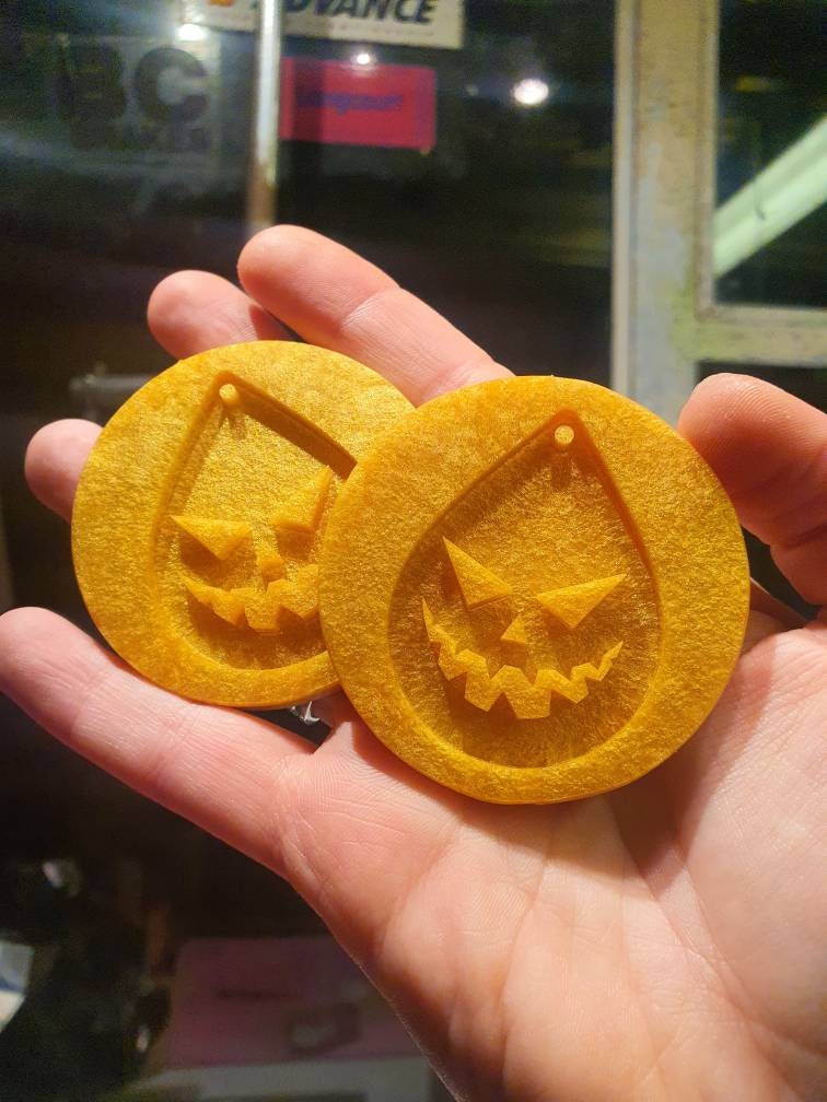 2 inch Evil Pumpkin Face Silicone Moulds