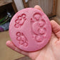 Little & Large Heart Knuckle Dusters Silicone Mould