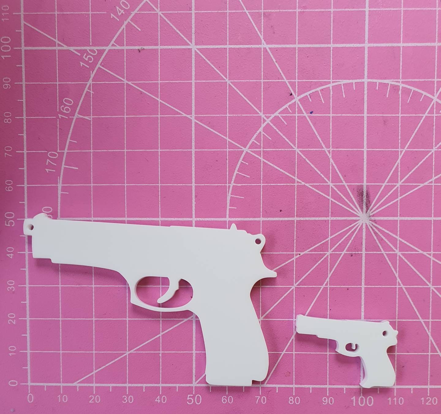 Little & Large Guns Silicone Mould