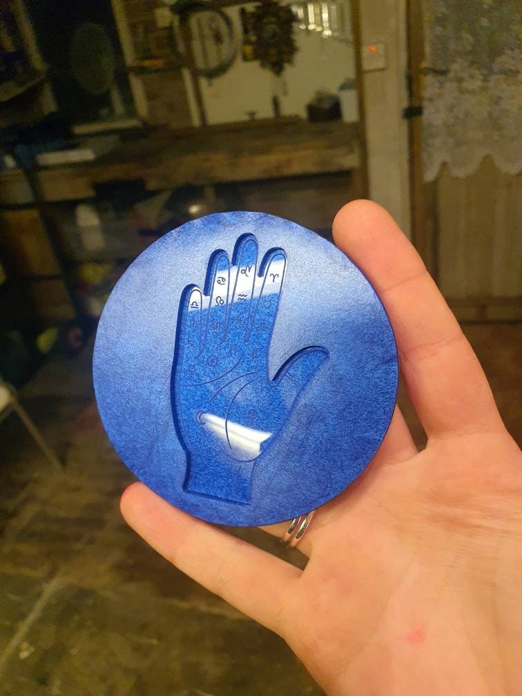 3 inch Palmistry Hand Silicone Mould