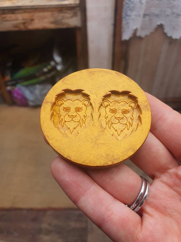 1.1 inch Lion Faces Silicone Mould