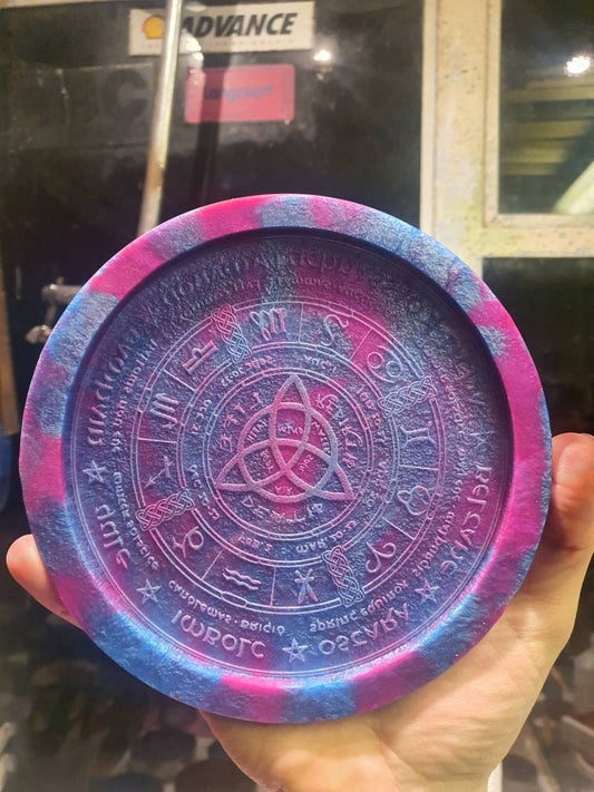 5 inch Pagan Wheel Of The Year Silicone Mould