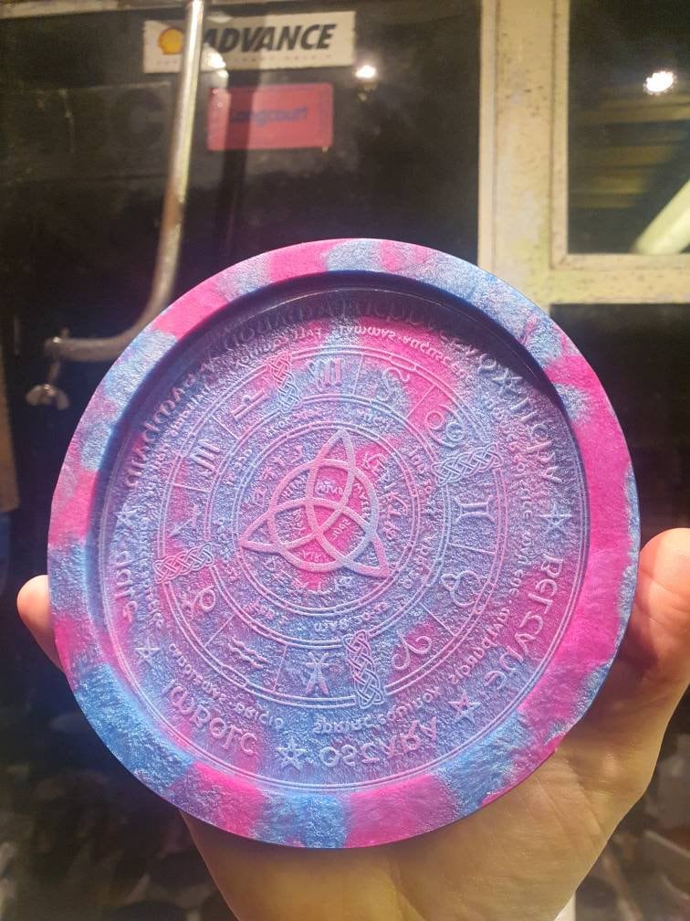 5 inch Pagan Wheel Of The Year Silicone Mould