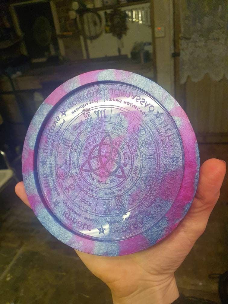 5 inch Pagan Wheel Of The Year Silicone Mould