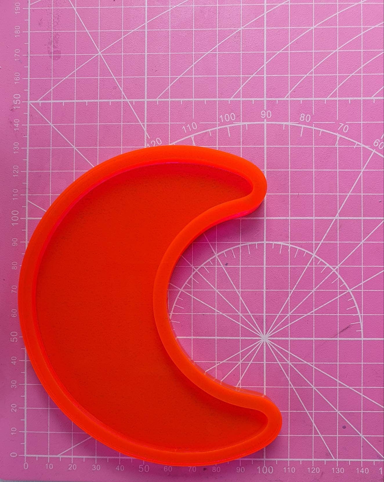 5 inch Crescent Moon Tray Silicone Mould